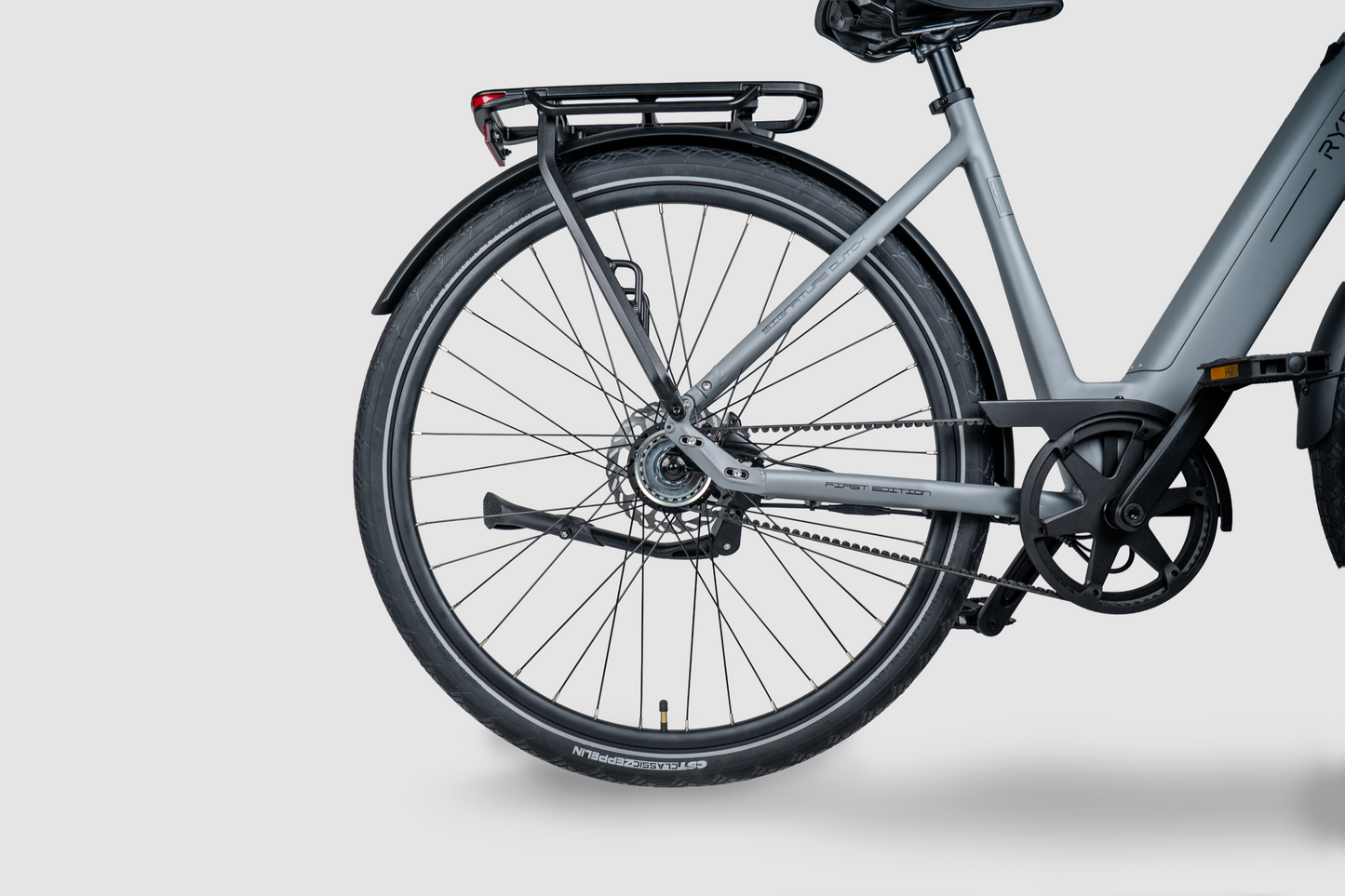 Grijze fiets