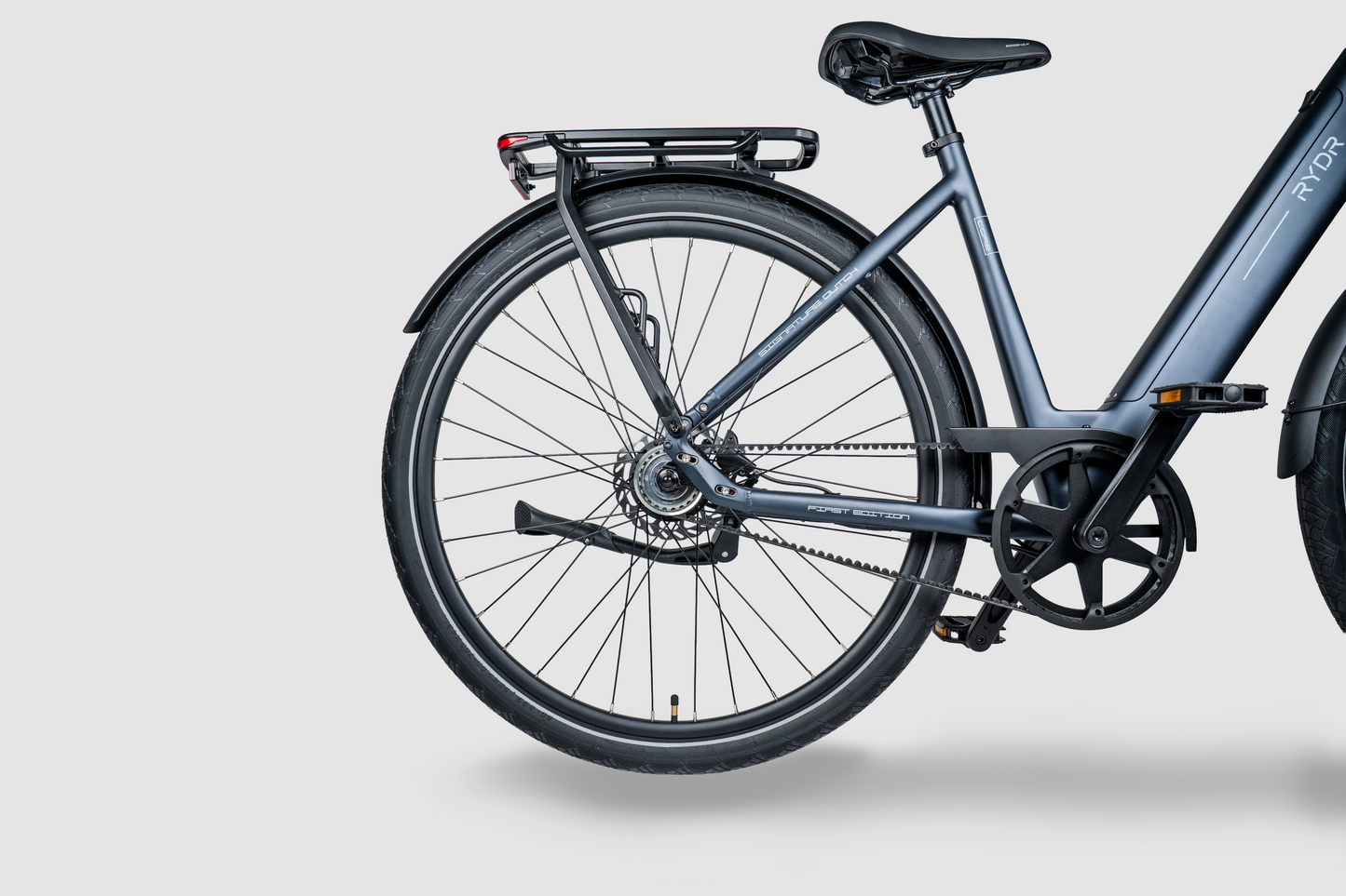 Blauwe fiets