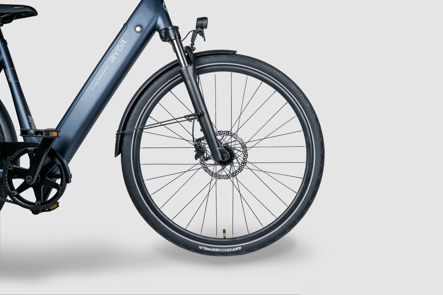 Blauwe fiets