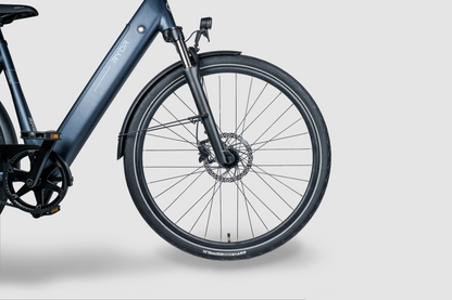 Blauwe fiets