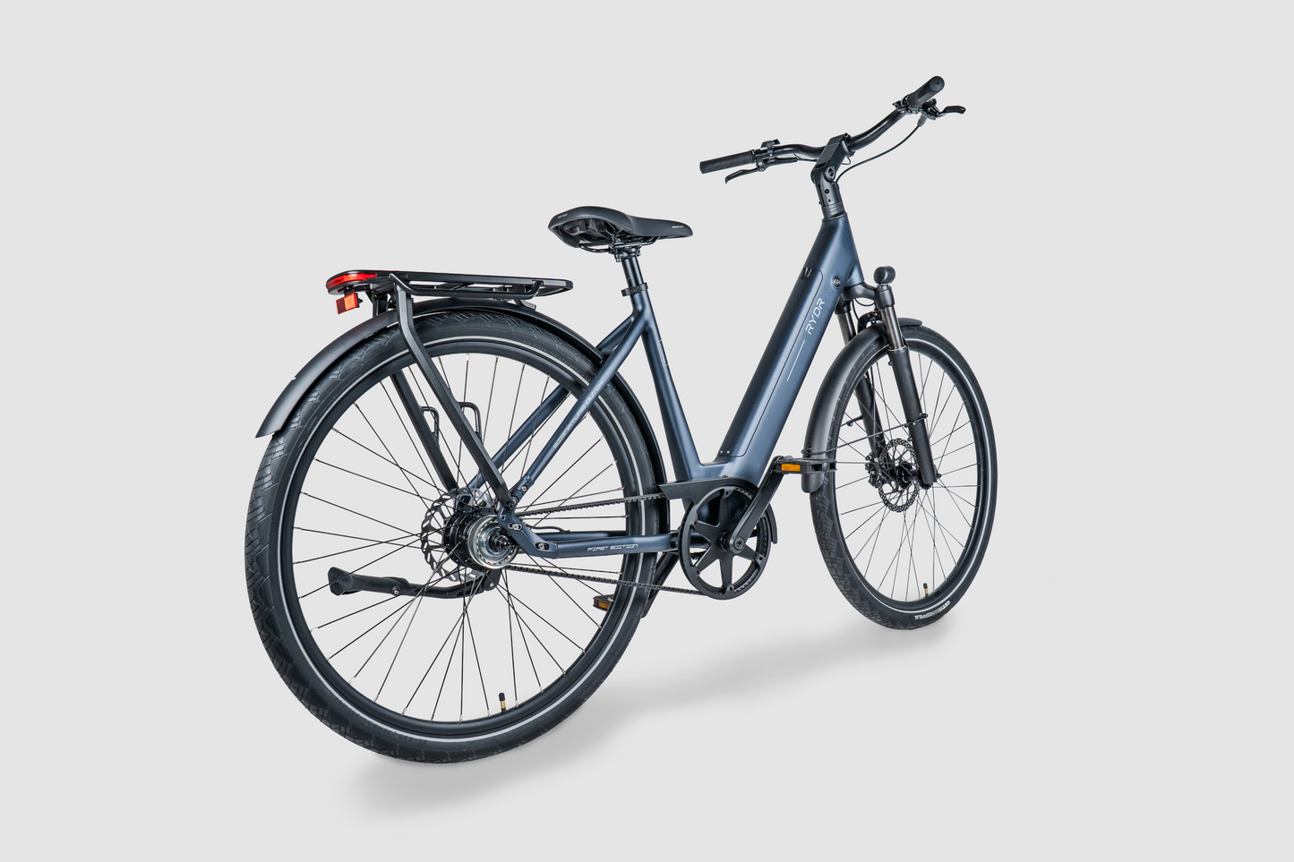 Blauwe fiets