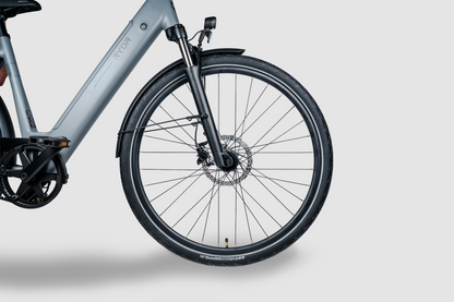 Grijze fiets